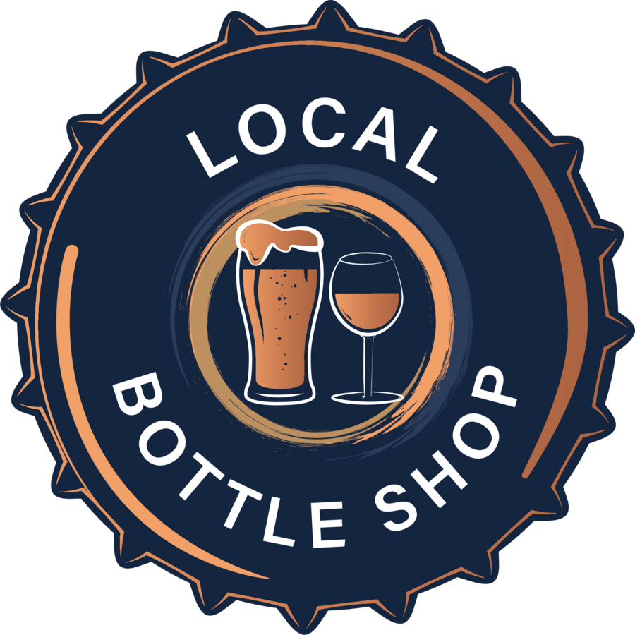 Local Bottle Shop bottle-cap logo mark